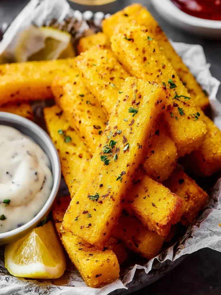 Golden Polenta Fries Recipe First Image