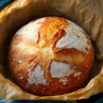 No-Knead Sourdough Bread First Image