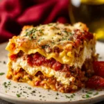 Mom’s Lasagna Recipe with Cottage Cheese First Image