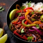 Minced Beef Fajita Bowls First Image