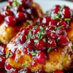 Irresistibly Sweet Cranberry Orange Glazed Chicken Delight First Image