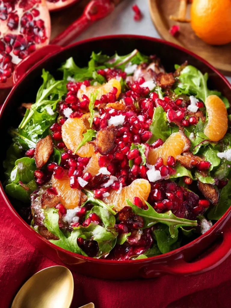 Best Christmas Salad with Pomegranate First Image
