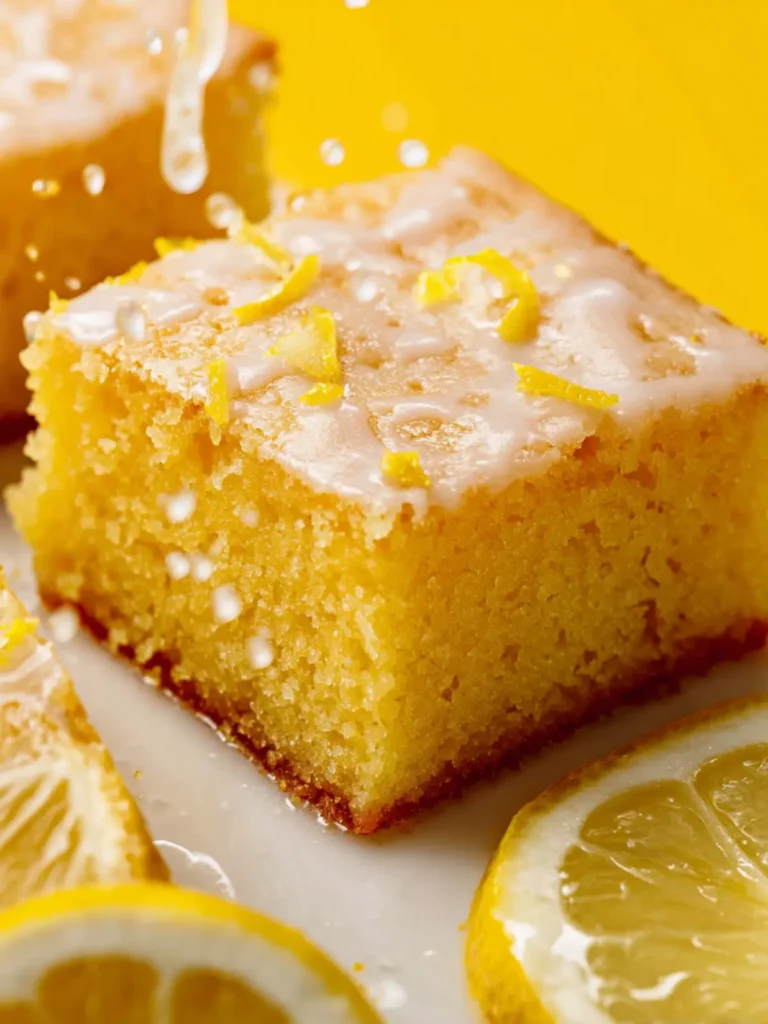 One Bowl Lemon Brownies First Image