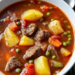Old-Fashioned Vegetable Beef Soup First Image