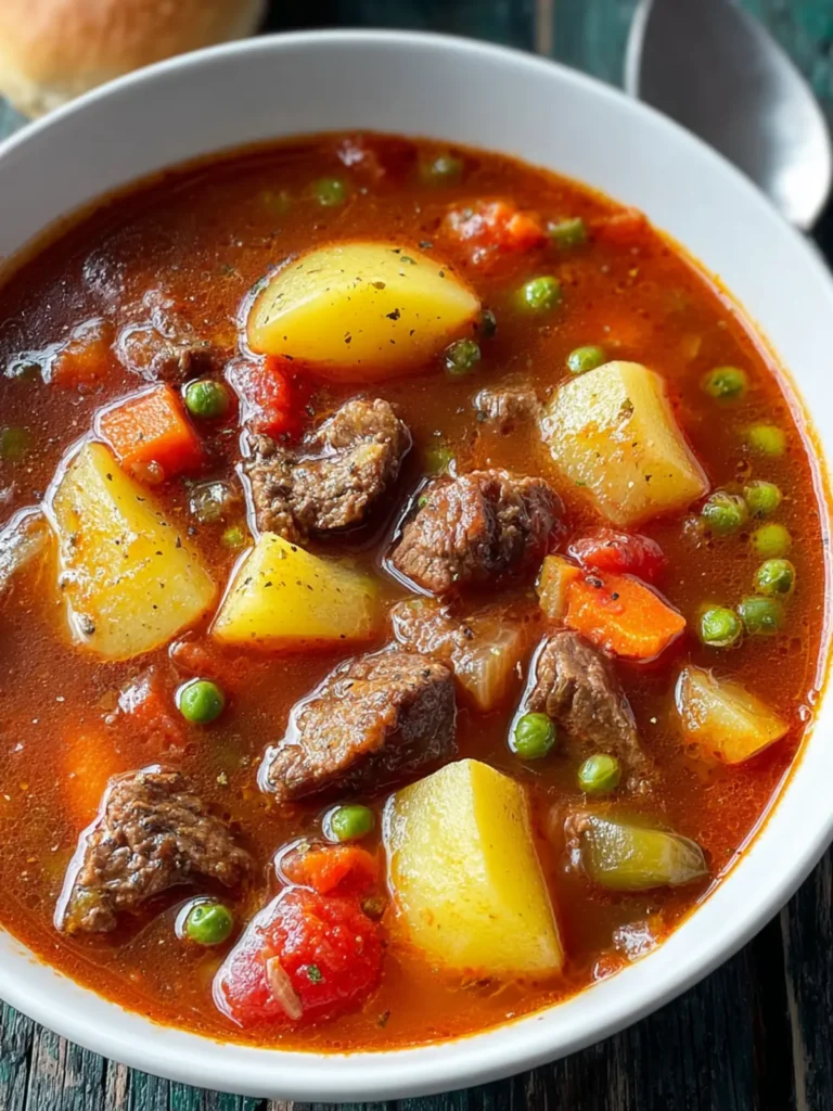 Old-Fashioned Vegetable Beef Soup First Image