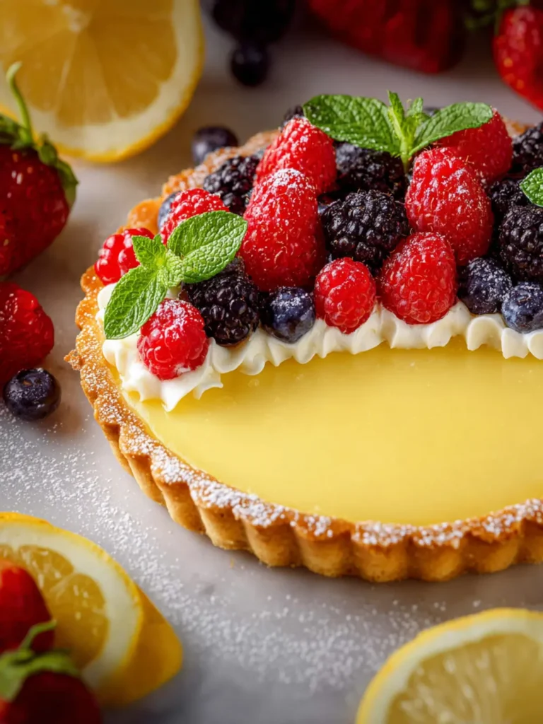 The Best Lemon Tart Recipe First Image