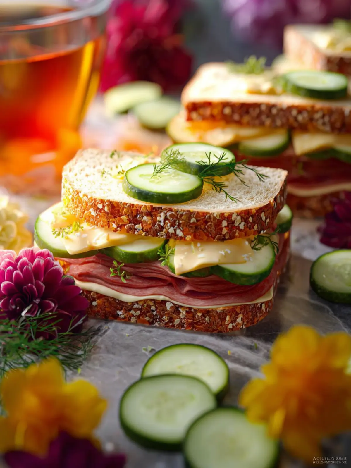 Russian Tea Sandwiches First Image