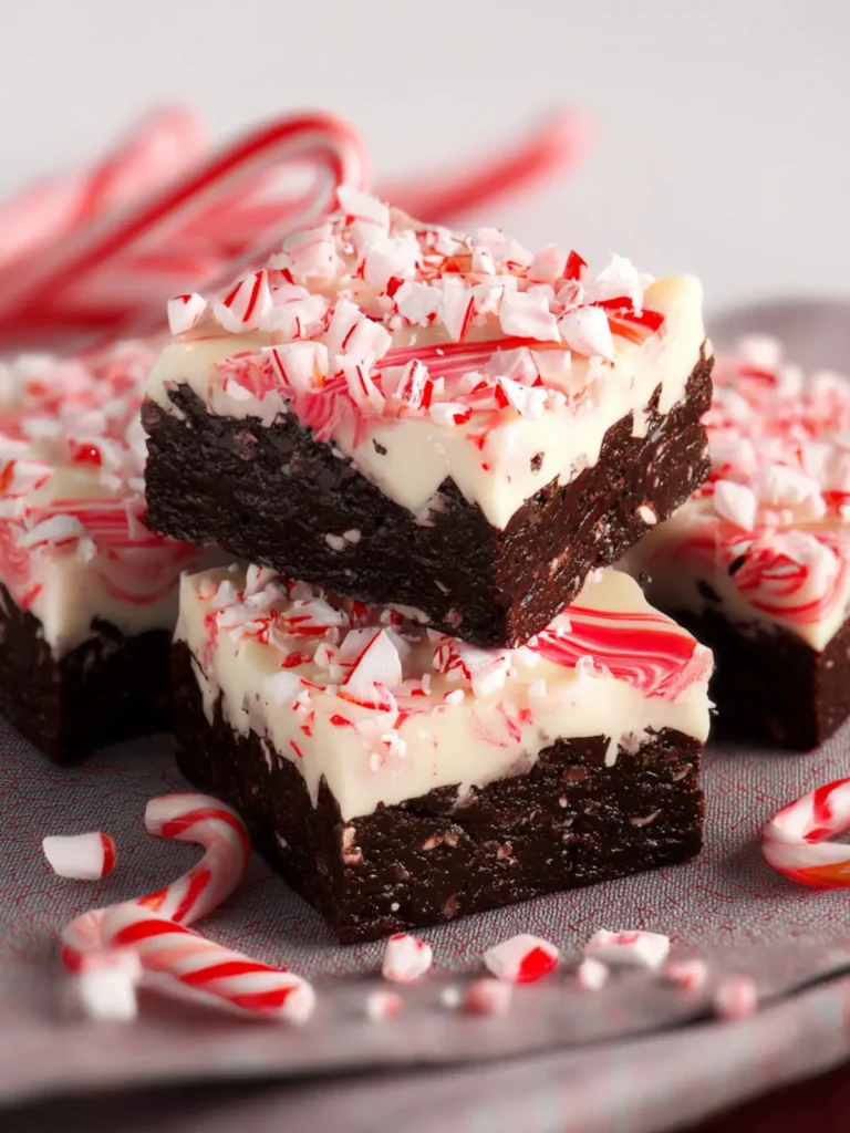 Peppermint Bark Brownies First Image