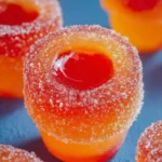 Delicious Peach Ring Pop Shots: Fun Non-Alcoholic Treats! First Image