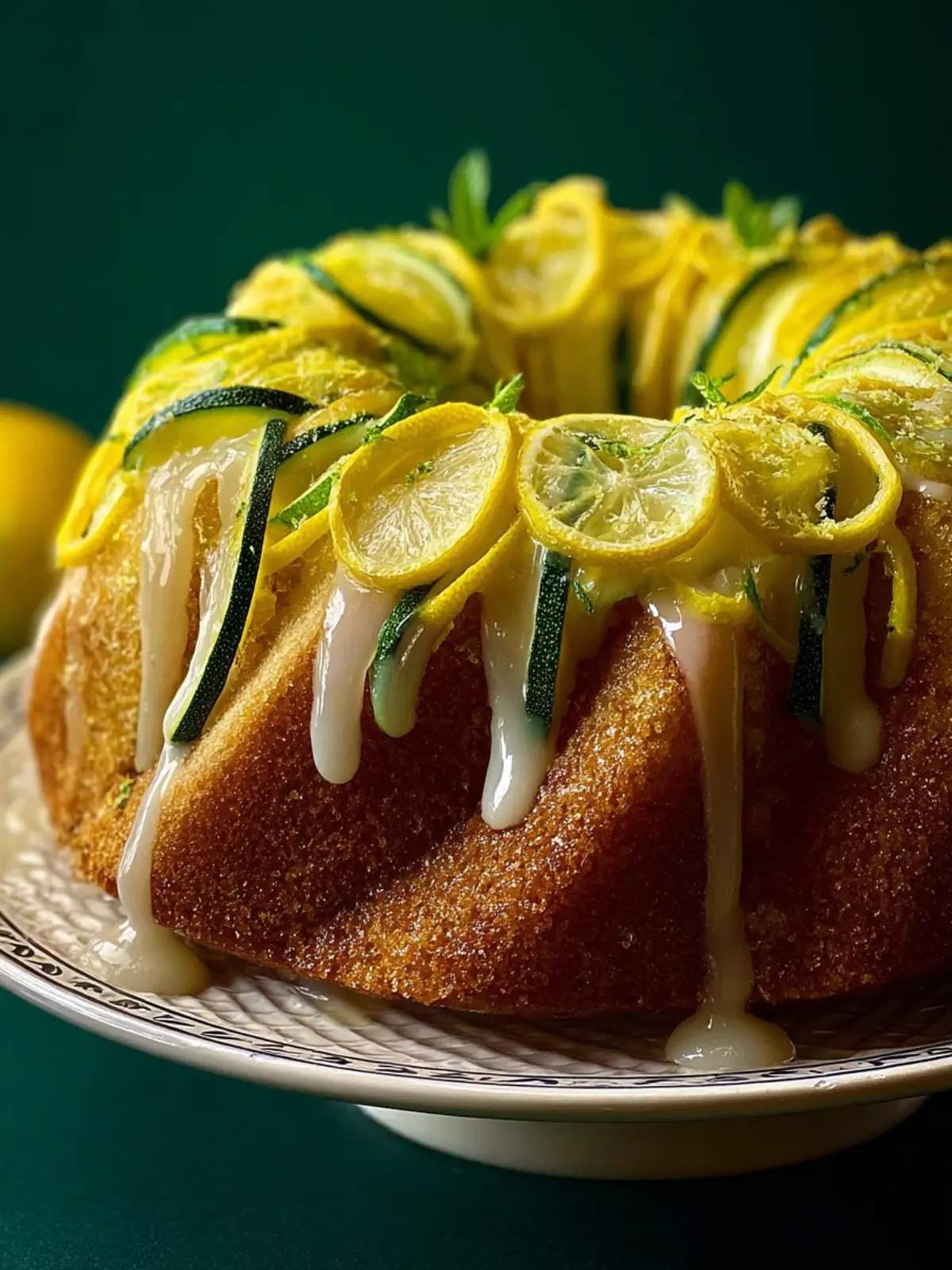 Lemon Zucchini Bundt Cake First Image