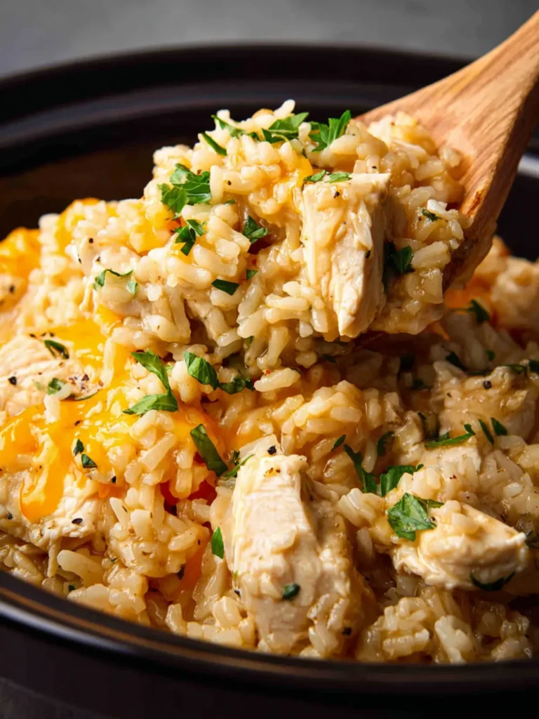 Slow Cooker Chicken and Rice First Image
