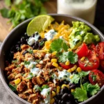 Savory Turkey Taco Bowl Recipe for Quick Weeknight Meals First Image