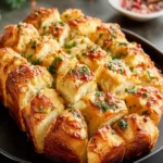 Irresistible Cheesy Pull Apart Holiday Bread Recipe First Image