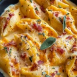 Pumpkin & Gouda Stuffed Shells with Savory Brown Butter Bliss First Image