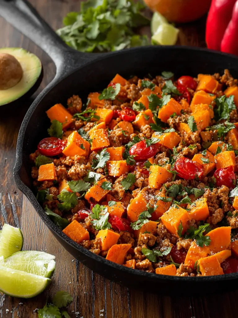 Ground Turkey and Sweet Potato Skillet First Image