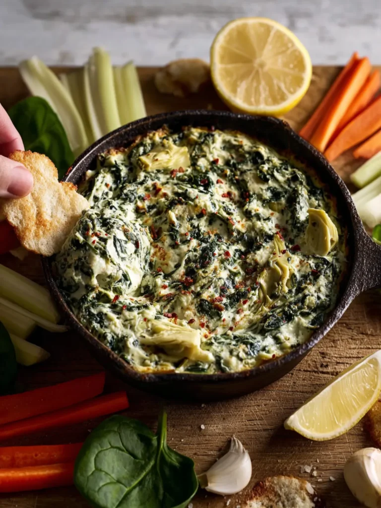 Creamy Spinach Artichoke Dip First Image