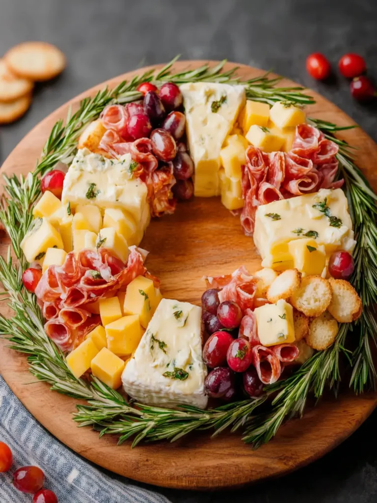 Holiday Cheese Wreath First Image