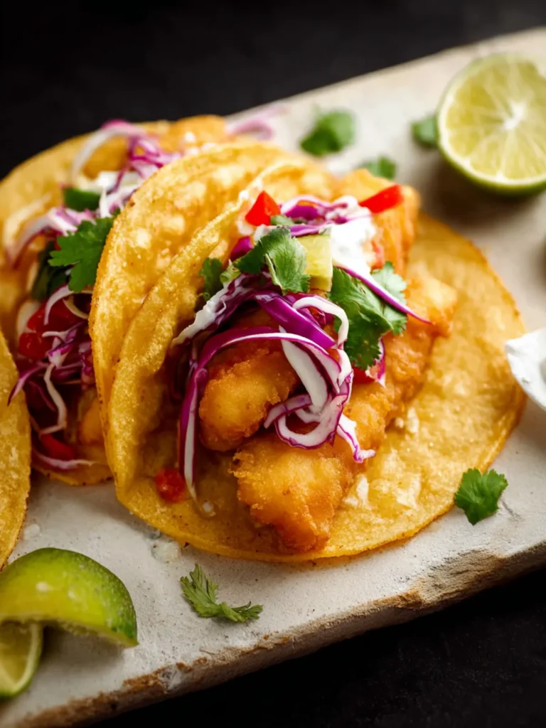 Beer Battered Fish Tacos First Image