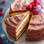 Gluten Free Vegan Vanilla Cake (Eggless Cake) First Image