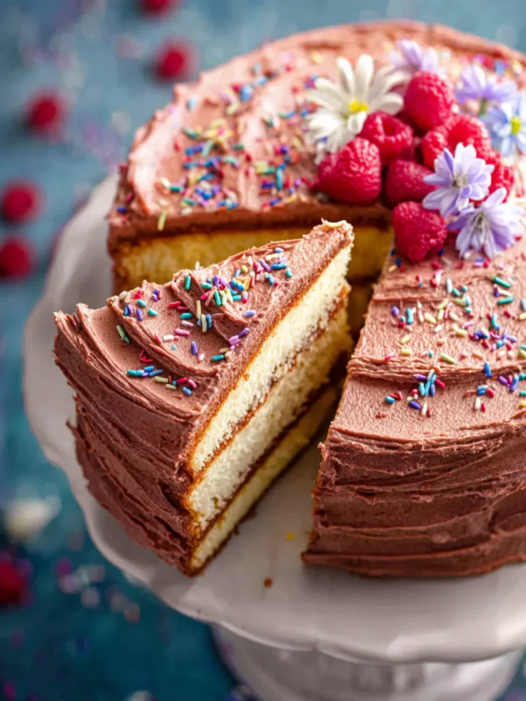 Gluten Free Vegan Vanilla Cake (Eggless Cake) First Image