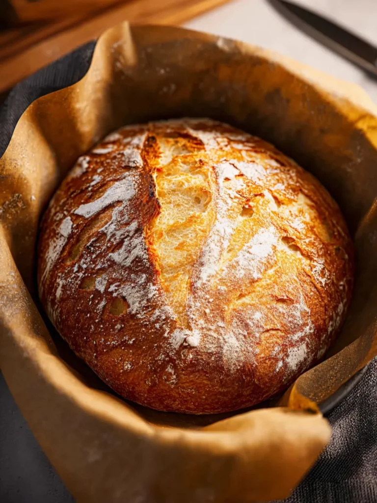 No Knead Artisan Bread First Image