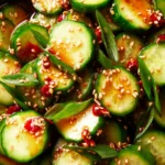 Spicy Asian Cucumber Salad First Image