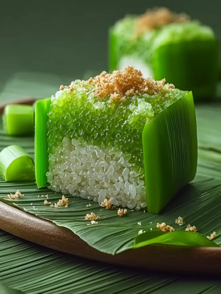 Irresistible Pandan Sticky Rice Cake First Image