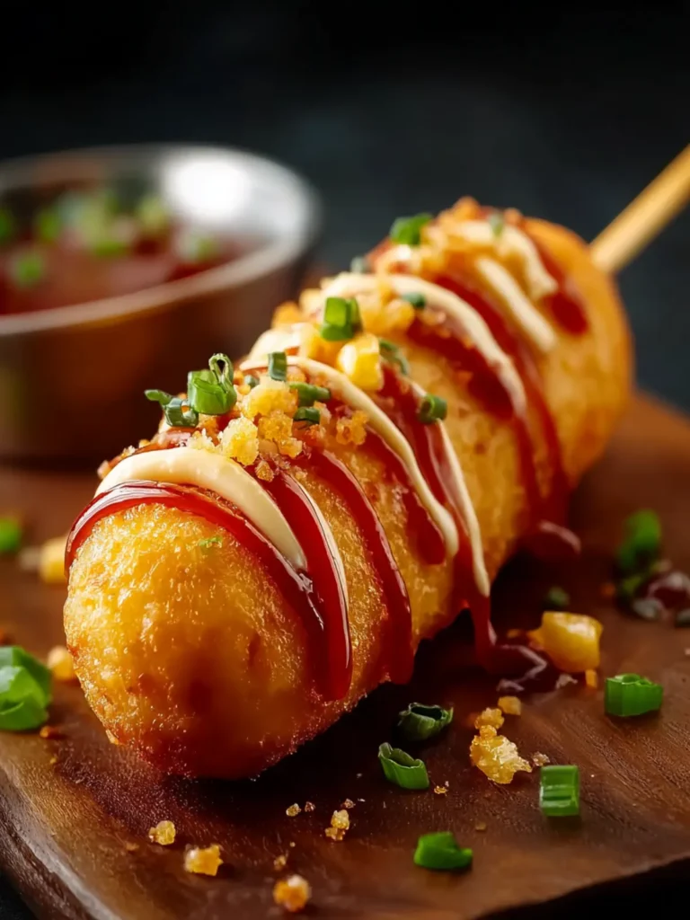 Crispy Korean Mozzarella Corn Dogs First Image