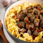 Beef Tips and Noodles First Image