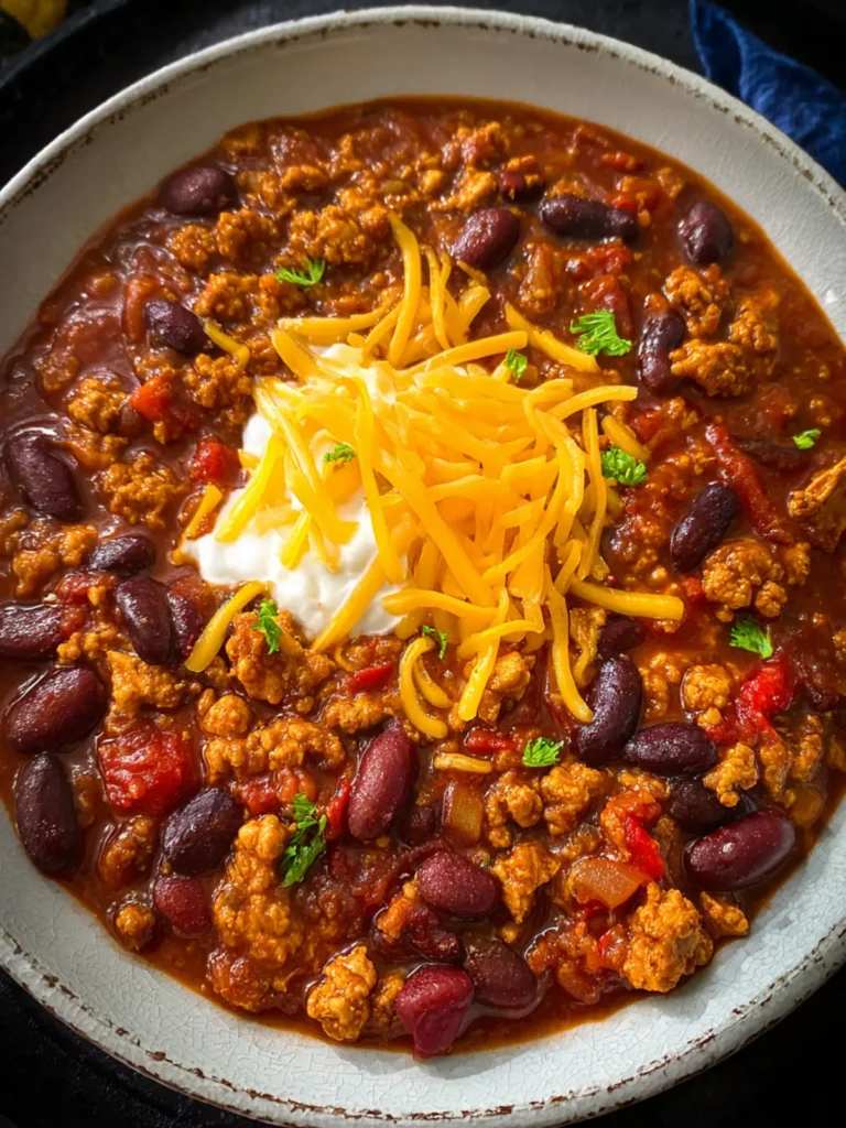 Ground Chicken Chili First Image