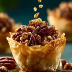 Sweet & Crunchy Pecan Caramel Baklava Cups First Image