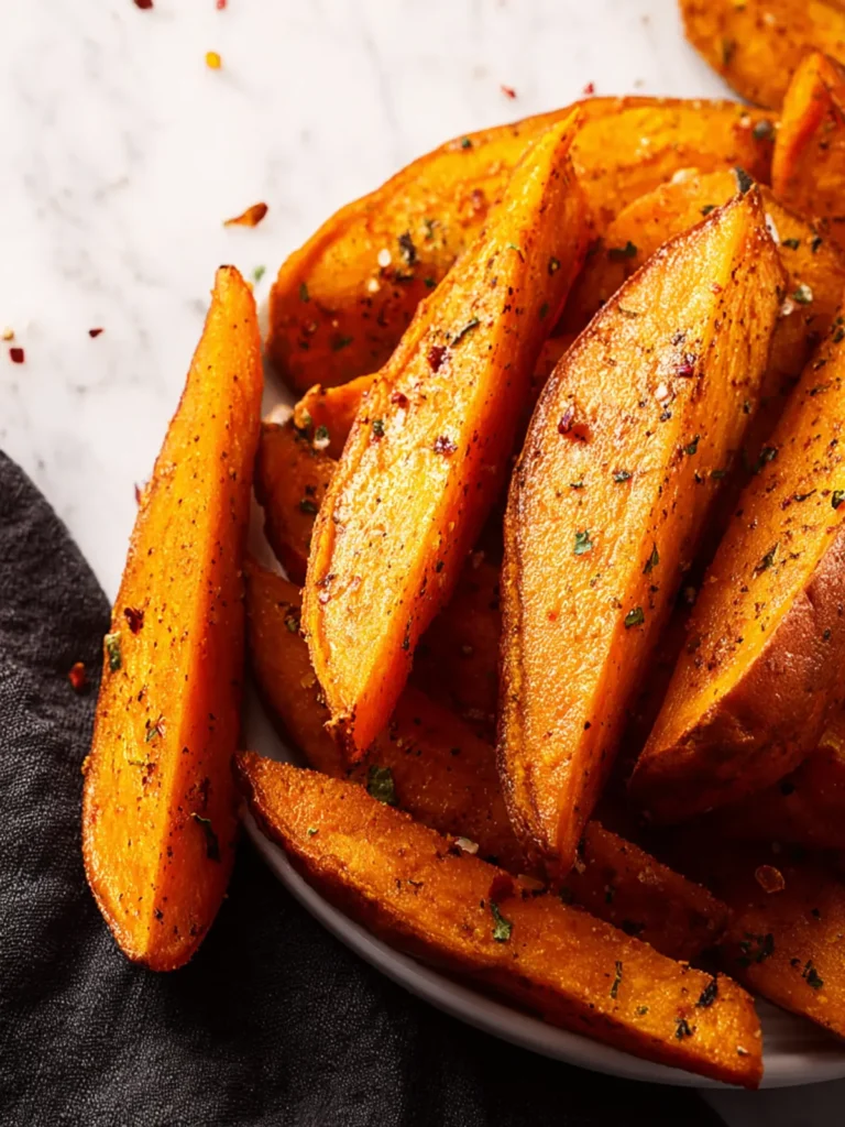 Air Fryer Sweet Potato Wedges First Image