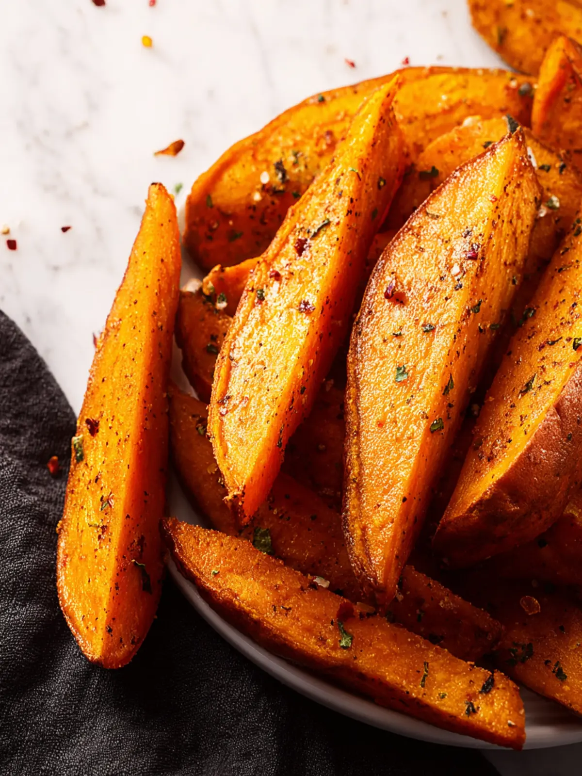 Air Fryer Sweet Potato Wedges First Image