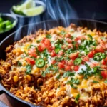 Cheesy Taco Rice Skillet: The Ultimate Comfort Dish First Image