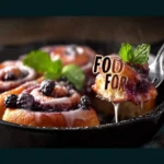 Delicious Skillet Blackberry Sweet Rolls for Cozy Mornings First Image