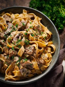 Easy Ground Beef Stroganoff First Image