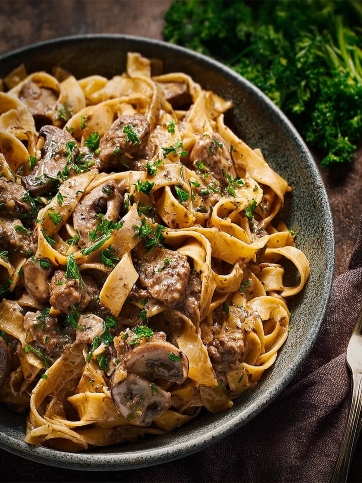 Easy Ground Beef Stroganoff First Image
