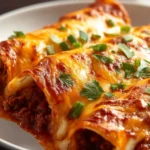 Ground Beef Enchiladas: Cheesy and Satisfying Delight First Image