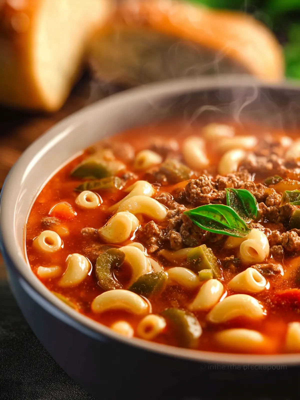 Hamburger Macaroni Soup First Image