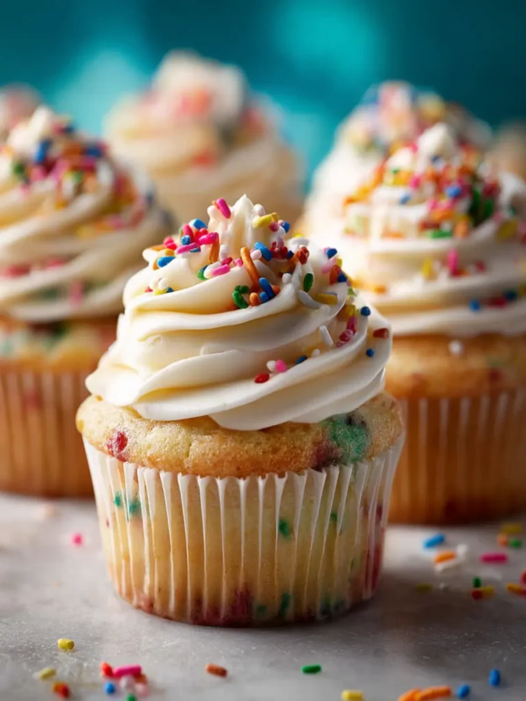Homemade Funfetti-Style Cupcakes First Image