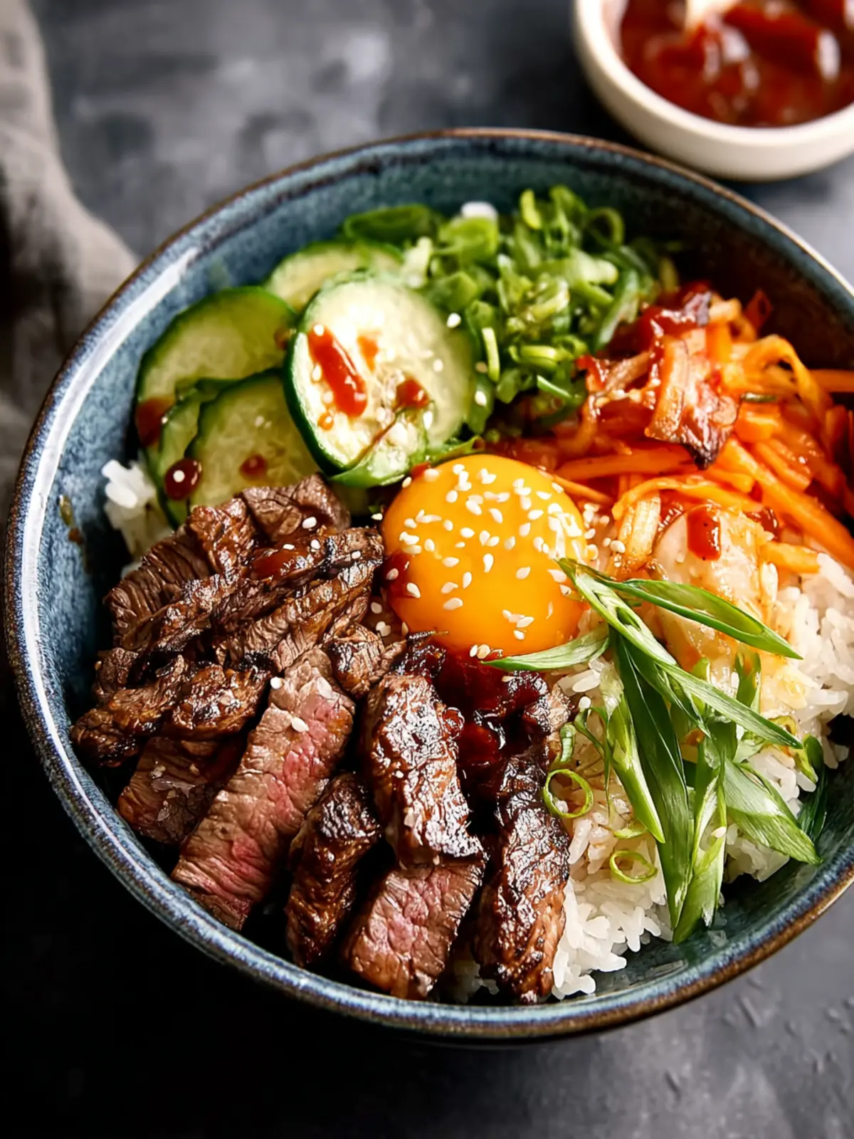 Korean BBQ Steak Rice Bowls: Flavorful and Satisfying Meal First Image
