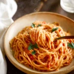 Slow Cooker Creamy Spaghetti First Image
