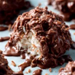 2 Ingredient Chocolate Coconut Candy Clusters First Image
