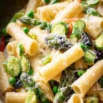 Creamy Rigatoni Primavera First Image