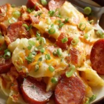 Crock Pot Pierogi and Kielbasa Casserole First Image