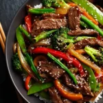 Asian ginger beef stir fry First Image