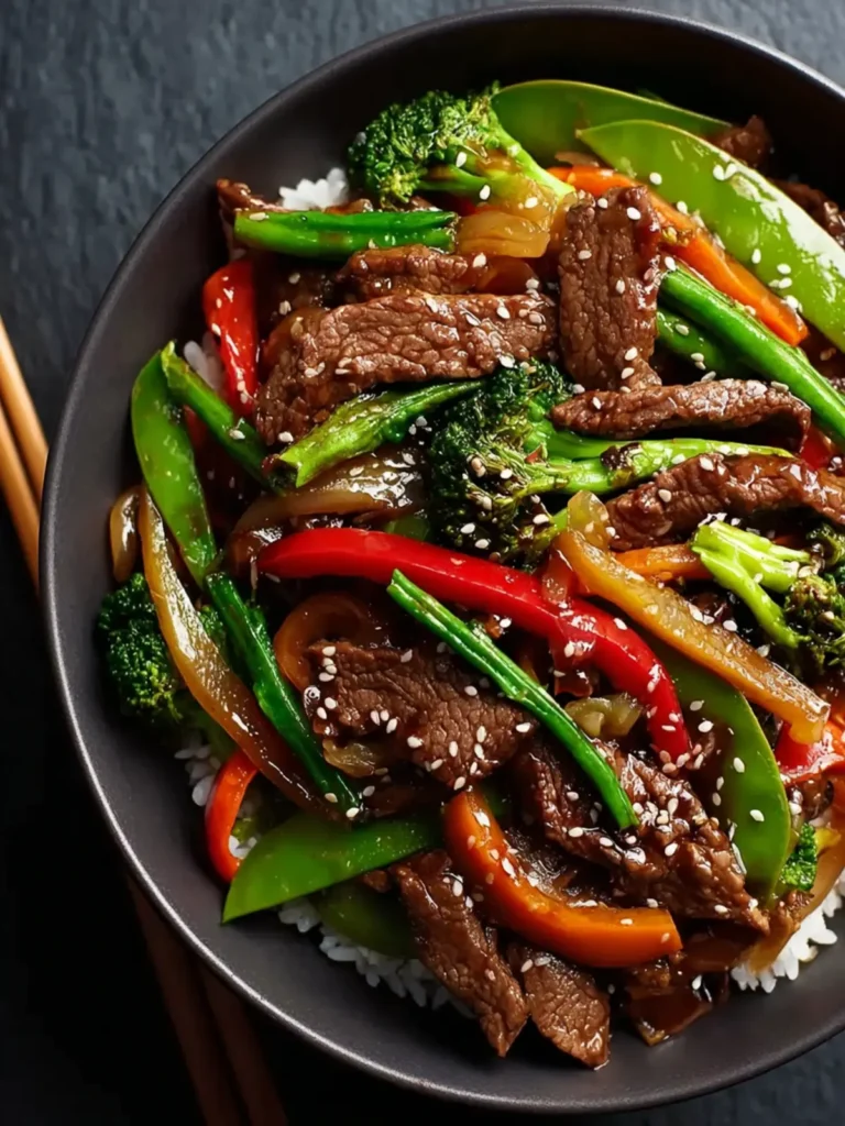 Asian ginger beef stir fry First Image
