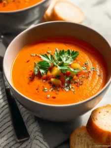 Tomato Carrot Soup First Image