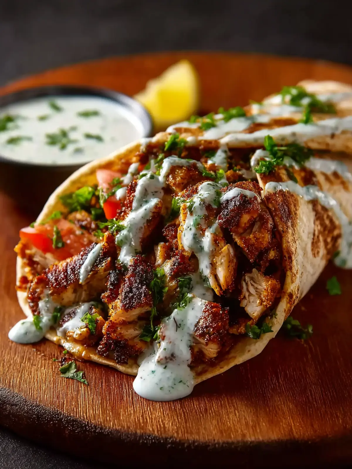 chicken shawarma garlic sauce First Image
