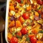 halloumi butternut squash orzo bake First Image